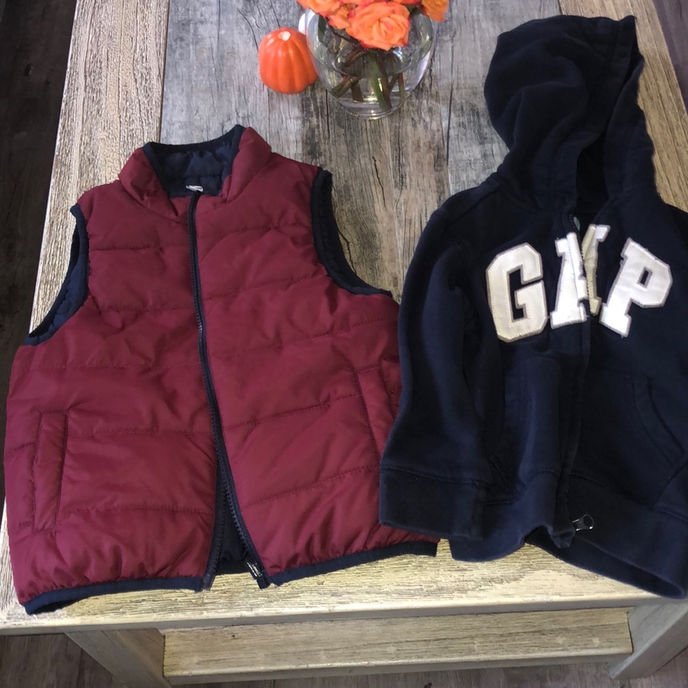 KIDS: Gap and Gymboree Toddler boys warm jacket and puffer vest